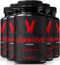 NutraRize(5パック) Steelovil Pills、包括的なウェルネスのための公式Steelovilカプセル、エネルギーと全体的な健康をサポートするためのすべての天然カプセル、スチールオビルサプリメントのレビュー(300カプセル)