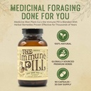 免疫ピル90カプセル - 免疫システムサポートw /ビタミンC、エルダーベリーフルーツ、プルネラVulgaris、Echinea&コルディセプキノコカプセル - 免疫システムブースター/免疫ブースター大人&キッズ