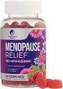 Menopause Supplement for Women - Complete Multi-Benefit Menopause Relief Gummy for Mild Hot Flashes & Night Sweats, Natural Balance & Energy Support, Menopausal Vitamins, Non-GMO - 60 Gummies