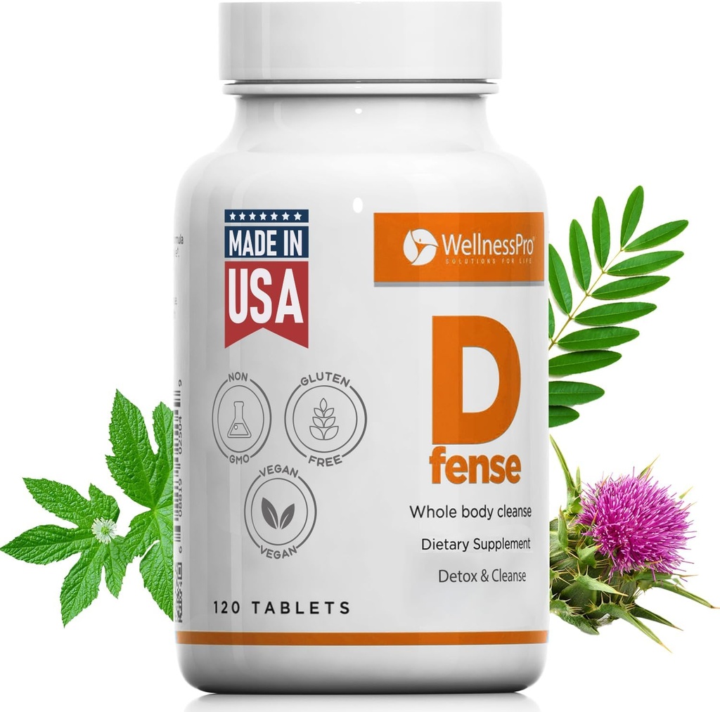 Detoxクレンジング、グット&肝臓クレンザー、ハーブ栄養補助食品、ミルクアザミ、ゴールデンシール、センナ、カルシウム&マグネシウム、プロバイオティクス、マルチビタミン&マルチミネラル、120錠