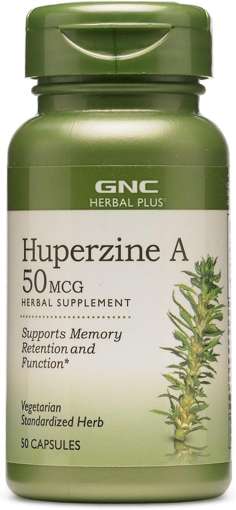 GNCの草のプラスのHuperzine 50mcgの補足、ベジタリアン、50のサービング