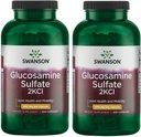 Swanson Glucosamineの硫酸塩2Kcl 500のmg 400の帽子(2のパック)
