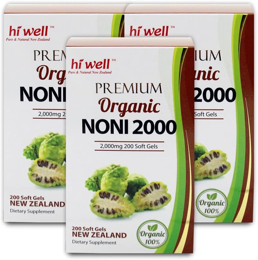 (パッケージ3) ハイウェルプレミアムノニ 2000 200 Softgels