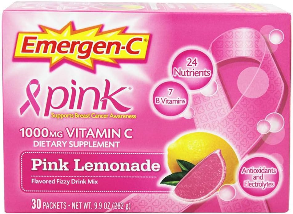 毎日の免疫サポートカフェインのためのEmergen-C 1000mgビタミンCの粉は亜鉛およびマンガン、Bのビタミンおよび電解物、極度のオレンジ味- 30の計算とビタミンCの補足します