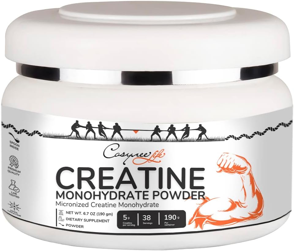 化粧品のクレアチンの Monohydrate の Micronized の粉(6.7oz (190g))