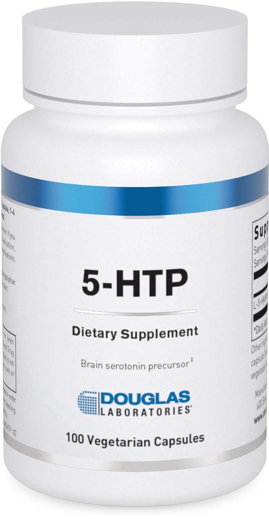 Douglas Laboratories - 5-HTP, 100 Capsules | 50 mg, Brain Serotonin Precursor, Supports Positive Mood, Sleep and Healthy Appetite*, Dietary Supplement, Non-GMO