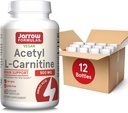 Jarrowの方式 アセチルL-カルニチン500のmg、食事療法の補足、脳の健康および酸化防止剤、60のベジギーのカプセル、60日の供給(12のパック)のためのアミノ酸 サポート