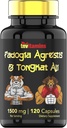 Fadogia Agrestis&Tongkat Aliサプリメント:1500mg - 120カプセル  750mg各トンカットアリ(Longjack)&Fadogia スポーツ栄養、アスレチックパフォーマンス、筋肉のための男性のための超Potent式*