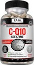 Kaya Naturals - CoQ10パワー抗酸化サプリメント - 心臓の健康と免疫機能のエイド - 毎日のセルラーとエネルギーの生産を回復 - 30 Veggieカプセルコ-Q10