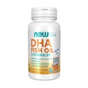NOWの食糧補足、DHAは100のmgを、支えます頭脳の健康*、フルーツの味、60のChewableのSoftgels、包装変えます
