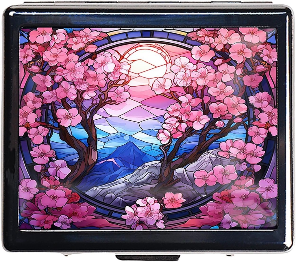 7 日クロム染料で染められた光沢がある銀製の丸薬のオルガナイザーは 8 の分離されたコンパートメントの長方形 7 日の丸薬箱の丸薬の箱(チェリーのブロッサム)の中を映します