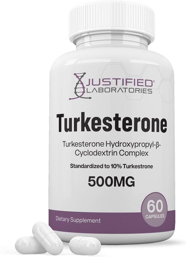 正当な実験室のTurkesterone 500mgの10%は自然に増加のStaminaの持久力強さ60のカプセル標準化しました