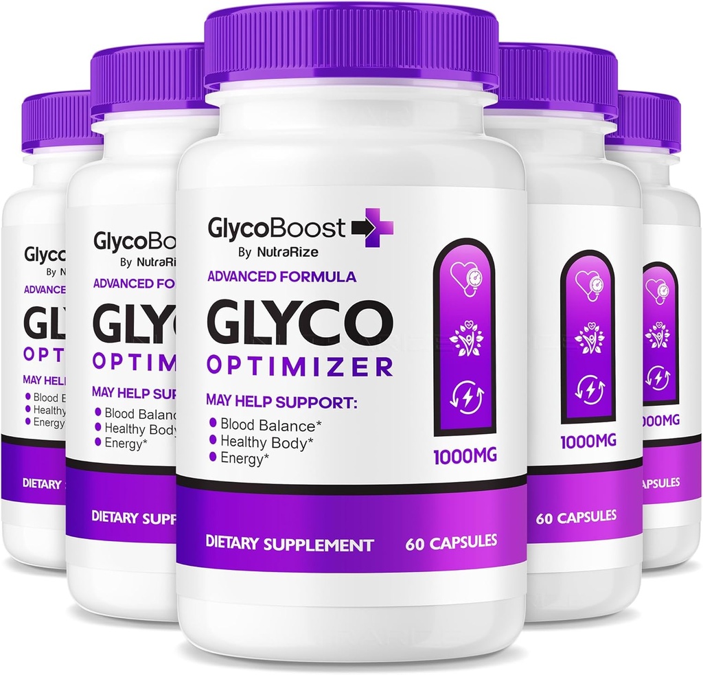 NutraRize(5パック)GlycoBoost - 公式Glyco Boost血漿サポートフォーミュラ、健康で安定したレベル、GlycoBoost血栓クリーナー、Glycoブーストオプティマイザ(300カプセル)