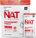 PRÜVIT OS NAT Strawberry Peach Keto Supplements - カフェインフリー - 男性と女性(20カウント)