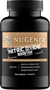 Nugenix Nitric酸化物ブースターサプリメント - Nitric酸化物の流れ、L-アルギニン、L-シトルリン、パインバーク抽出物 - Vasodilator - 100カプセル