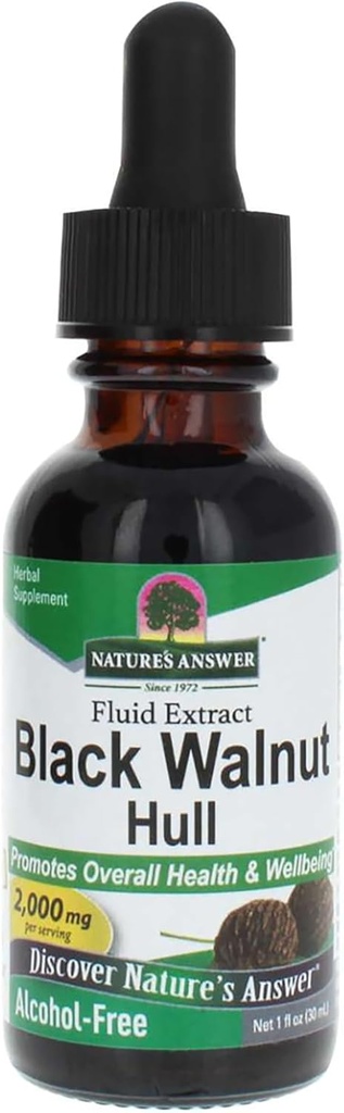 Nature's Answer ブラックウォールナットグリーン船 - 1 fl oz