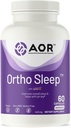 AOR, Ortho Sleep, 全体の睡眠を改善 & ジェットラグとヘルプ, GABAと自然なサプリメント, メラトニン, L-テアニン, ビーガン, 30 サービング (60 カプセル)