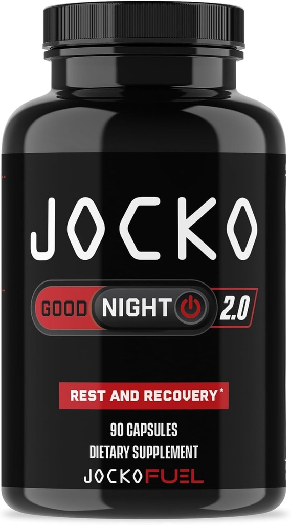 Jockoの燃料大人のためのよい夜自然な睡眠の援助 - 残りの及び回復のための睡眠の丸薬、タルトのチェリーのエキス、L-テアニン、ラベンダー、及びレモン バルム(90のカプセル)包装の5月Vary