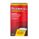 Tylenol 8HRの関節炎の痛みの軽減の小関節炎及び接合箇所の苦痛、レバーの減力剤、延長解放、Stomach、100 ct の穏やかなのための 650 の mg のアセトアミノフェン