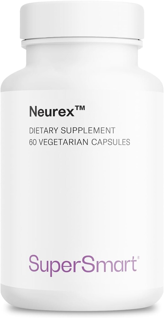 Supersmart Neurex(Advanced Formula) - 高効力脳サプリメント - Ginkgo Biloba、Bacopa Monnieri、GPC、Huperzine Aで  非GMO&グルテンフリー - 60ベジタリアンカプセル
