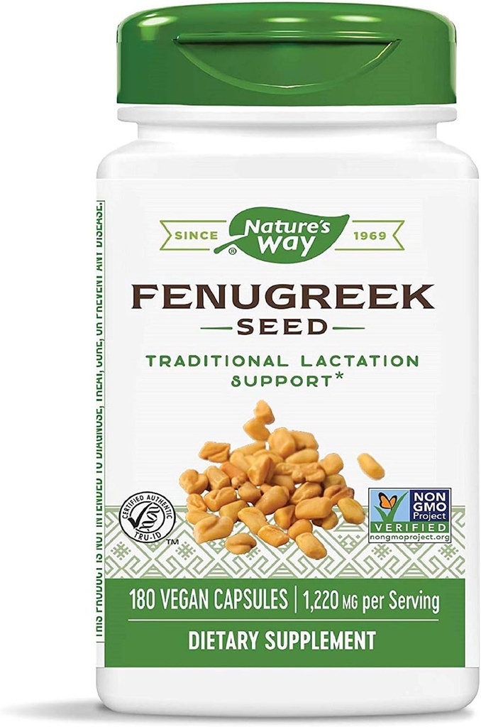 Nature's Way Fenugreek Seed 610 mg, 180 カプセル