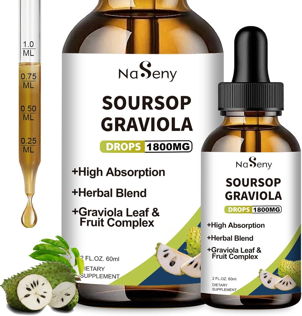 Soursopのビターの液体、免疫、酸化防止剤、消化器、グラビオラのフルーツおよび葉のエキスの低下、細胞サポート及び再生のためのビタミンが付いている草のエキス、毎日の補足、2つのFLのOZ