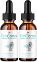 ZenCortex Tinnitus Ear Drops - ZenCortex 24, ZenCortex Liquid Drops, ZenCortexのレビュー, ZenCortex 耳の救済のためのドロップ (2 パック - 2 ヶ月の供給)