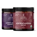 TRIBE ORGANICS NOOTROPIC Duo - KSM66 Ashwagandha + Organic Lion's Mane - 焦点を超えて、マインド意識とマインドヘルス