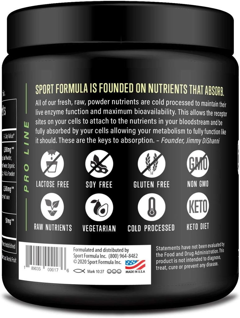 有機グリーンスーパーフードパウダー、コールドプレスビーガンとケトパウダー、非GMO、低カロリーデイリーグリーンジュースパウダー