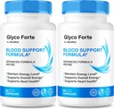 (2パック)Glyco Forteカプセル、全身の健康を維持するための公式GlycoForte、血循環をサポートするすべての自然な式、プレミアムGlyco Forte Pastillasレビュー(120カプセル)