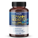 5-HTP + L-テアニン+ L-チロシン付きGABA - 気分&フォーカス、メモリ&エネルギー、残りの睡眠サポート - 米国製&テスト済み(150日の供給)