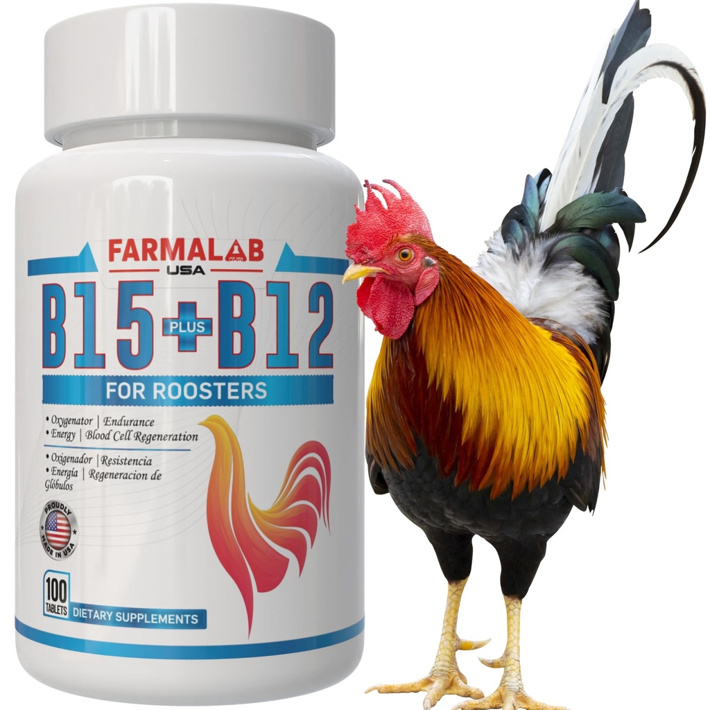 Roosters B15 B12のパラガロス100のタブレットのためのFarmalab B12 B15