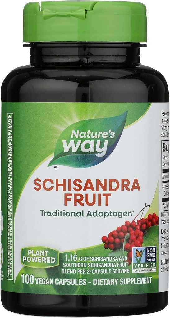 Nature's Way Nature's Way Schisandra Fruit, 1,160 Mg Per Serving, 100 Count