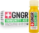 +GNGRの免除の有機性ジンジャー、レモン及び蜂蜜の打撃-Echinacea、レモン ジュース、蜂蜜、亜鉛及びビタミンD3の免疫及び消化器サポート2のflのoz (12のパック)が付いている風邪によって押されたジンジャーの打撃