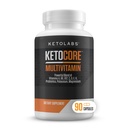 Ketocore Keto Vitamins | Keto Multivitamin for Men & Women | Keto Supplements & Carnivore Diet Supplements, Keto Friendly Multivitamin | No Keto Flu | マグネシウム・カリウムの豊富 | 90 カプセル