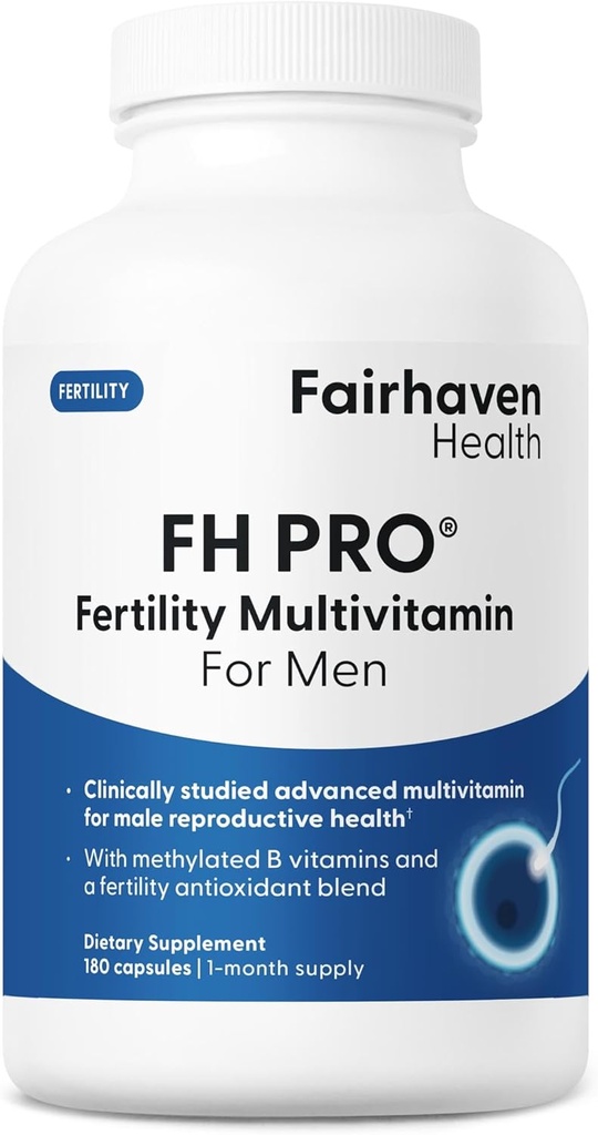 人のためのFairhaven Health FH Pro | 臨床的に男性の前菜の豊饒の補足 | 男性の生殖能力の補足 | カウントおよびMotilityサポート ハイムの事前受諾 | 180 カプセル