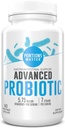 Portions Master Probiotics 5.75 Billion CFU、Gut Health、消化器サポートおよび免疫バランス、非GMO、グルテンフリー、酪農場なし(60カプセル)のための毎日のプロバイオティックおよび有機性プレバイオティクスの補足