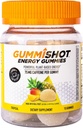 GummiShotエネルギーグミ、植物ベースのカフェインチュードの1125 mg、長持ちするエネルギーブースター、熱帯(15ct)