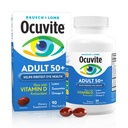 Ocuvite 50 +アイビタミン&ミネラルサプリメント、Omega-3、亜鉛、ビタミンC&E、Lutein&ゼアキサンチン、女性と男性のための亜鉛サプリメント、90 Softgels