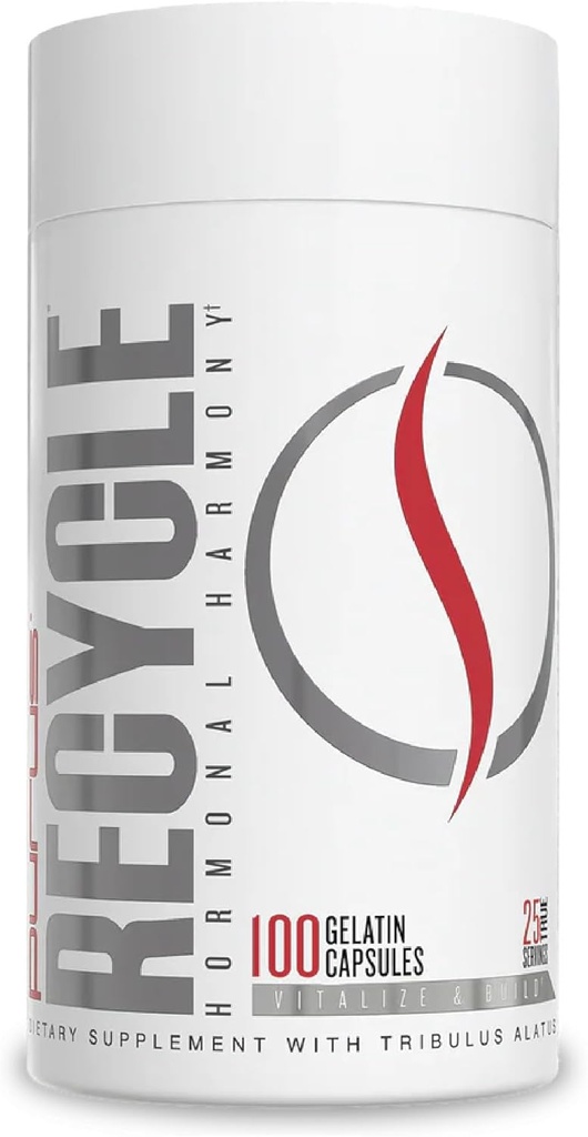 Purus Labs Recycle 100 ゼラチンカプセル | ホルモンの最適化 | 25 のサービング