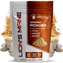 ウェルネスLABSRXライオンズマニーパウダー、マッシュルームサプリメント - 2000mg - ライオンズマニーサプリメント - ライオンズマニーマッシュルームパウダーブレインは、メモリとフォーカス、免疫サポートと健康のためのサプリメント - 120 サービング
