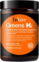 Invite Health Greens Hx® - エネルギー、解毒、免疫および肝臓の健康をサポート - 果物と野菜エキス、植物ベースの酵素、非酪農プロバイオティックブレンド - 30サービング(2パック)