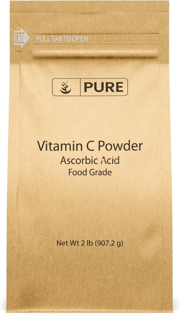 純粋な元のINGREDIENTSのビタミンCの粉(2 lb)のアスコルビン酸、非GMOの食事療法の補足