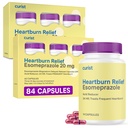 Curist Esomeprazole 20mgカプセルの遅れたRelease 84の計算-Heartburnの救助のための酸の還流薬-42の計算のカプセル(84の合計)の2パック-酸の還流の救助