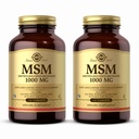 ソルガー MSM 1000 mg - 120 錠, 2 のパック - サポート ジョイント & コネクティブ ティッシュ - GMO なし, 完全菜食主義者の, グルテンフリー, 酪農場無料, コーシャ - 240 合計サービング