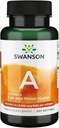 Swanson Vitamin A 10,000 IU (3,000 mcg RAE) Natural Nourishment for Bone, Skin Health, Vision Support & Immune System Function - High Absorption Vitamin A 250 Softgels