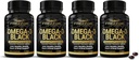 FREZZOR Omega 3 Black - Highest Strength Green Lipped Mussel Oil Capsules, Made in New Zealand, UAF1000+, Inflammation, Joint Care & Relief, Heart & Immune Support, 60 Count (Pack of 4)