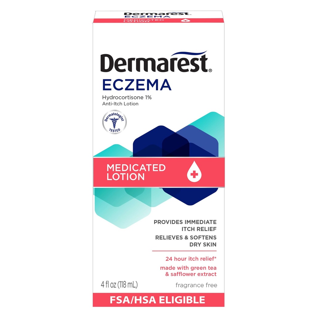 Dermarest の Eczema の薬用ローション、4 の fl の oz (1 のパック)