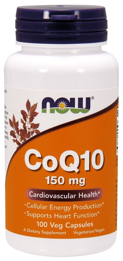 NOWの補足、CoQ10 150のmgの薬剤の等級、発酵によって作り出されるすべてのトランス形態100のベジのカプセル