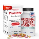 男性のためのオリンガルスーパーPOMI 10Xの前立腺の健康の補足 - Pomegranate、Turmericおよび緑茶の草の方式 - 前立腺機能をサポートし、尿路の慰めを促進して下さい- 90の計算